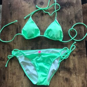 VS Bright Mint Bikini Set